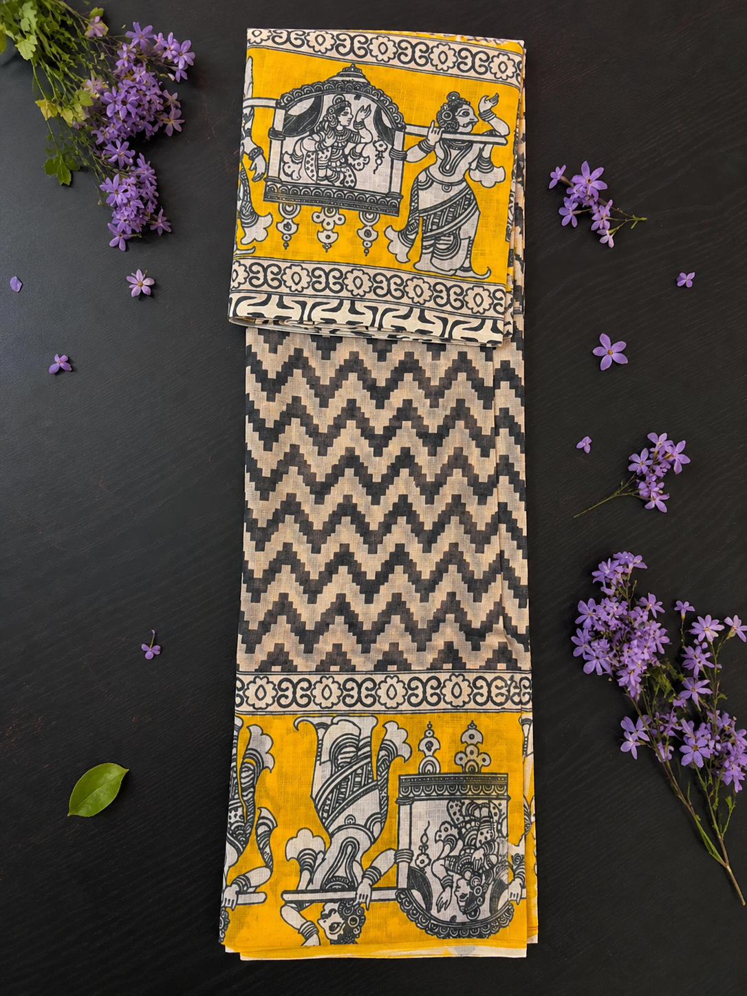Kalamkari Ethnic Saree