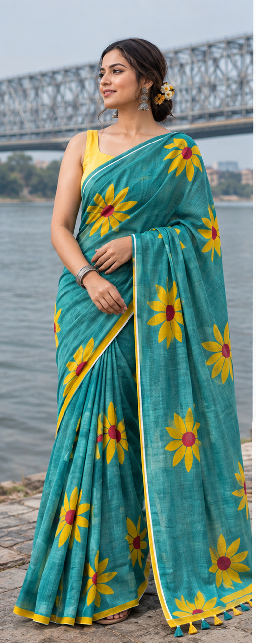 Sunflower Saree