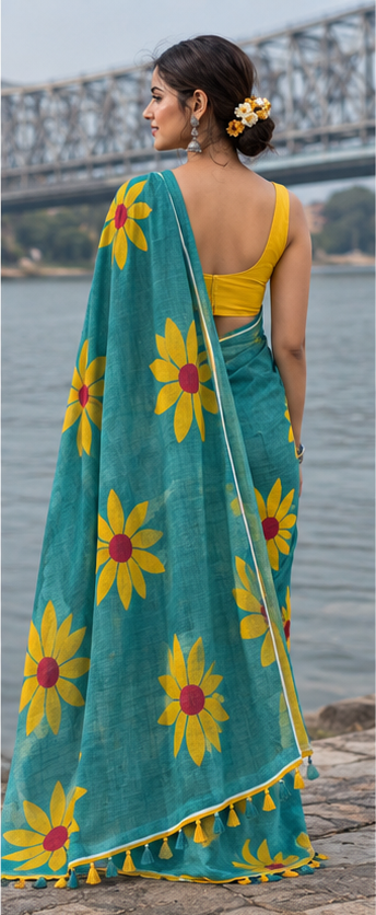 Sunflower Saree