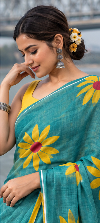 Sunflower Saree