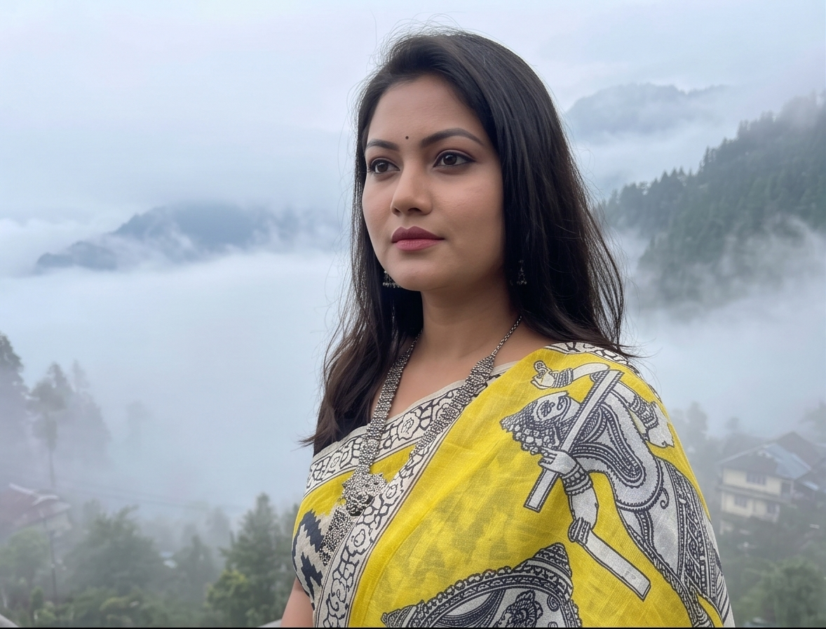 Kalamkari Ethnic Saree